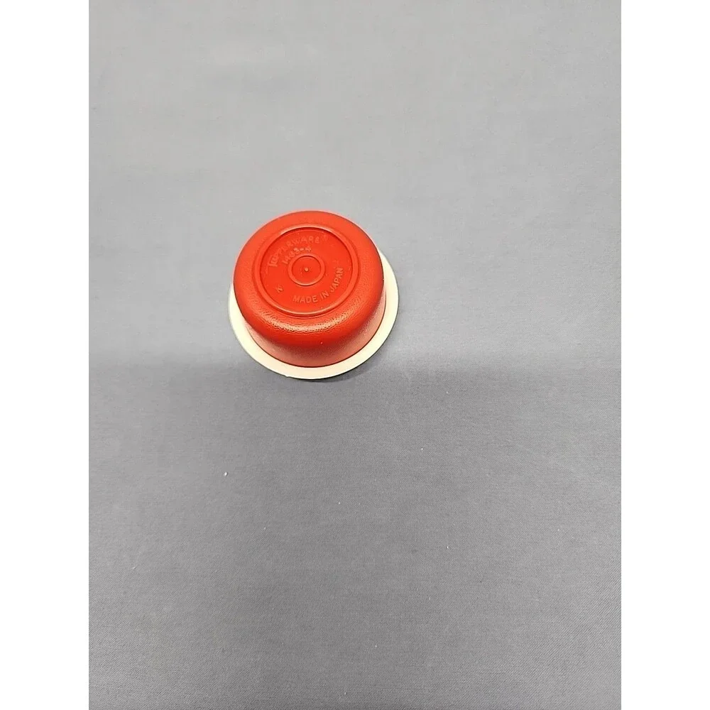 Vintage Tupperware Smidget 1 Oz. Travel Pill Container Red Lid Made In The USA